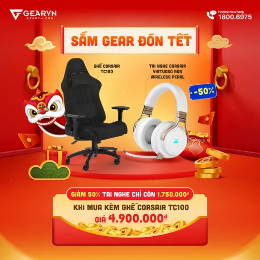 Ghế Corsair TC100 Leatherette Black CF-9010050-WW