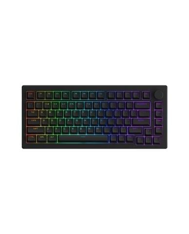 Bàn phím cơ AKKO 5075B Plus Black Akko Switch v3 Cream Blue Pro